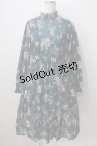 axes femme / 花柄ティアードワンピース M グリーン Y-25-07-03-067-AX-OP-SZ-ZY