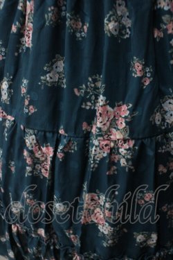画像3: axes femme / 花柄ティアードワンピース M グリーン Y-25-07-03-067-AX-OP-SZ-ZY