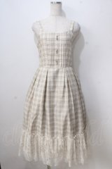 axes femme / タックデザインジャンスカ M ベージュ Y-25-07-03-070-AX-OP-SZ-ZI