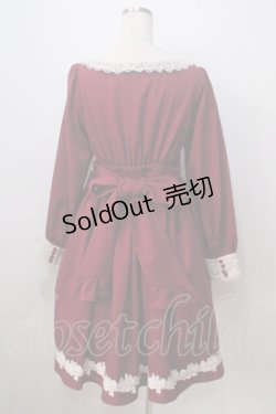 画像2: axes femme kawaii / 童話の小公女ワンピース M ワイン Y-25-07-03-071-AX-OP-SZ-ZY