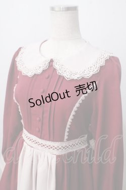 画像3: axes femme kawaii / 童話の小公女ワンピース M ワイン Y-25-07-03-071-AX-OP-SZ-ZY