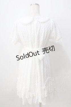 画像2: Doll Paradise / デイジー刺繍ドビードットワンピース S 白 Y-25-07-03-073-LO-OP-SZ-ZY