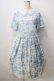 画像1: Jane Marple / Map of STMMのグラニーワンピース M ピーコックブルー Y-25-07-03-075-JM-OP-SZ-ZY (1)