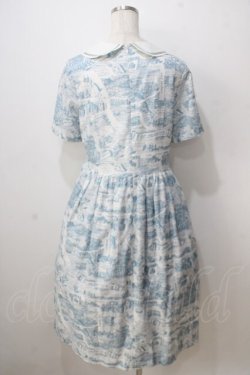 画像2: Jane Marple / Map of STMMのグラニーワンピース M ピーコックブルー Y-25-07-03-075-JM-OP-SZ-ZY