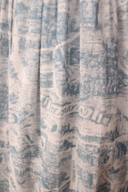 画像3: Jane Marple / Map of STMMのグラニーワンピース M ピーコックブルー Y-25-07-03-075-JM-OP-SZ-ZY