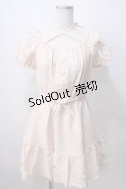 画像1: Secret Honey / パピヨンワンピース  ピンクベージュ Y-25-07-03-086-CA-OP-AS-ZY