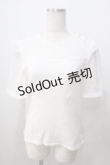 Secret Honey / シフォン切替トップス  オフ Y-25-07-03-012-CA-TO-AS-ZY