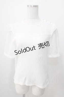 画像1: Secret Honey / シフォン切替トップス  オフ Y-25-07-03-012-CA-TO-AS-ZY