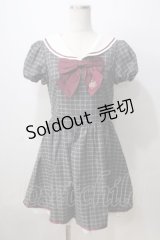 Secret Honey / セーラーワンピース  グレー Y-25-07-03-093-CA-OP-AS-ZY