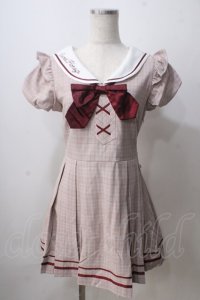 Secret Honey / セーラーワンピース  赤 Y-25-07-03-097-CA-OP-AS-ZY