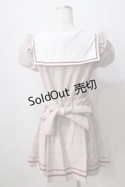 画像2: Secret Honey / セーラーワンピース  赤 Y-25-07-03-097-CA-OP-AS-ZY