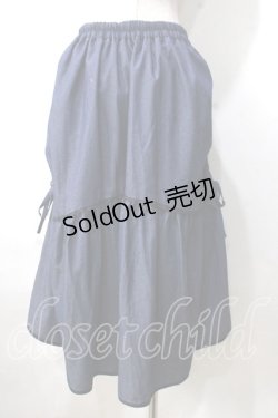 画像2: axes femme / ドロスト切替デニムスカート F インディゴ Y-25-07-03-104-AX-SK-SZ-ZY