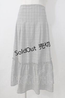 画像1: axes femme / 合皮サス付ハイウエストスカート M 黒 Y-25-07-03-107-AX-SK-SZ-ZY