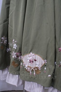 画像4: Amavel / 春爛漫の蝶々結びスカート F カーキ Y-25-07-03-112-CA-SK-SZ-ZY