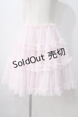Angelic Pretty / ソフトチュールペチコート  ピンク Y-25-07-03-113-AP-SK-SZ-ZY