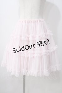 Angelic Pretty / ソフトチュールペチコート  ピンク Y-25-07-03-113-AP-SK-SZ-ZY