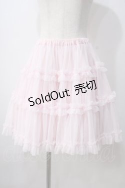 画像1: Angelic Pretty / ソフトチュールペチコート  ピンク Y-25-07-03-113-AP-SK-SZ-ZY