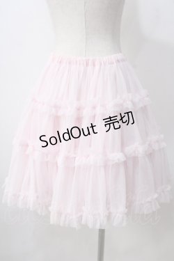画像2: Angelic Pretty / ソフトチュールペチコート  ピンク Y-25-07-03-113-AP-SK-SZ-ZY