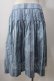 画像2: Jane Marple / jane marple　Ribbon jacquard stripe 2Faceスカート M サックス Y-25-07-03-114-JM-SK-SZ-ZY (2)