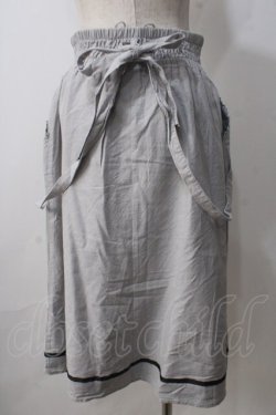 画像2: axes femme / miffy/刺繍サス付きスカート M グレー Y-25-07-03-115-AX-SK-SZ-ZY