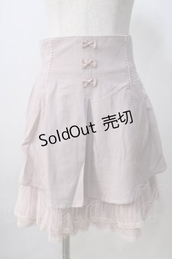画像1: Secret Honey / ウエストリボンスカート  ピンク Y-25-07-03-122-CA-SK-AS-ZY