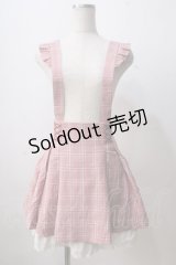 Secret Honey / チェックスカート  赤 Y-25-07-03-127-CA-SK-AS-ZY