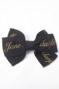 Jane Marple / ロゴリボンのヘアコサージュ   Y-25-07-03-002-JM-ZA-SZ-ZY