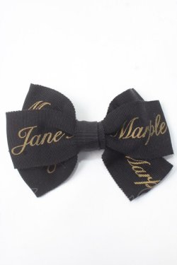 画像1: Jane Marple / ロゴリボンのヘアコサージュ   Y-25-07-03-002-JM-ZA-SZ-ZY