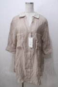axes femme / シアースキッパーロングシャツ M ベージュ Y-25-07-03-017-AX-BL-SZ-ZY