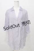 axes femme / シアースキッパーロングシャツ M ラベンダー Y-25-07-03-018-AX-BL-SZ-ZY