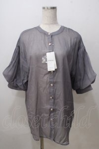 axes femme / ラメシアーシャツ F グレー Y-25-07-03-020-AX-BL-SZ-ZY