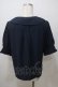 画像2: axes femme POETIQUE / チューリップ刺繍ブラウス M 紺 Y-25-07-03-024-AX-BL-SZ-ZY (2)