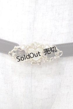 画像1: axes femme / ハートショコラ細ゴムベルト  ゴールド Y-25-07-03-003-AX-ZA-SZ-ZY