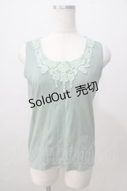 画像1: axes femme / ビジュータンクトップ M ミント Y-25-07-03-025-AX-TO-SZ-ZY