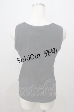 画像2: axes femme / ビジュータンクトップ M 黒 Y-25-07-03-027-AX-TO-SZ-ZY