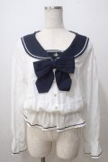 Secret Honey / セーラートップス  紺 Y-25-07-03-004-CA-TO-AS-ZY