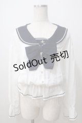 Secret Honey / セーラートップス  紺 Y-25-07-03-004-CA-TO-AS-ZY