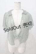 axes femme / 前結びショートトッパー M カーキ Y-25-07-03-036-AX-TO-SZ-ZI