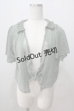 画像1: axes femme / 前結びショートトッパー M カーキ Y-25-07-03-036-AX-TO-SZ-ZI
