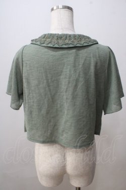 画像2: axes femme / 前結びショートトッパー M カーキ Y-25-07-03-036-AX-TO-SZ-ZY