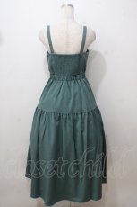 画像2: axes femme POETIQUE / バーアクセサリーキャミワンピース M グリーン Y-25-07-03-047-AX-OP-SZ-ZH (2)