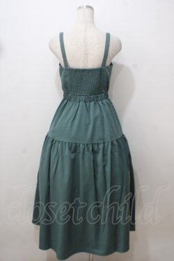 画像2: axes femme POETIQUE / バーアクセサリーキャミワンピース M グリーン Y-25-07-03-047-AX-OP-SZ-ZY