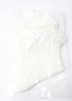 画像1: axes femme kawaii / 透かしレースアップ柄ソックス   Y-25-07-06-006-AX-ZA-SZ-ZY