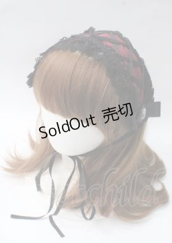 画像1: MIHO MATSUDA / HAT カメオモチーフヘッドドレス  黒 Y-25-07-06-009-GO-AC-AS-ZY