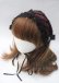 画像1: MIHO MATSUDA / HAT カメオモチーフヘッドドレス  黒 Y-25-07-06-009-GO-AC-AS-ZY (1)