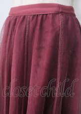 画像3: axes femme / ロングチュールスカート  ローズピンク Y-25-07-06-066-AX-SK-SZ-ZT480 (3)