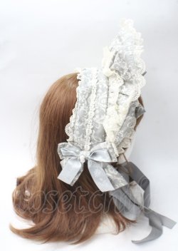 画像3: metamorphose / クラシカルドーリィハーフボンネット  チャコール Y-25-07-06-010-ME-AC-AS-ZY