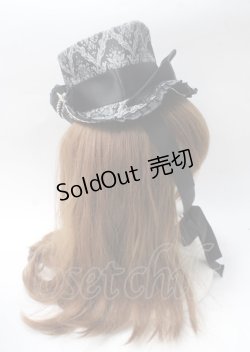 画像3: ALICE and the PIRATES / HAT Eleonora〜天幕を揺らす奇想曲〜ミニハット  黒 Y-25-07-06-014-PA-AC-AS-ZY