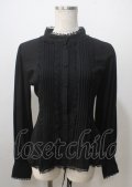 ATELIER PIERROT / Calmato Blouse  黒 Y-25-07-06-017-EL-BL-SZ-ZY