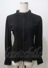 ATELIER PIERROT / Calmato Blouse  黒 Y-25-07-06-017-EL-BL-SZ-ZY